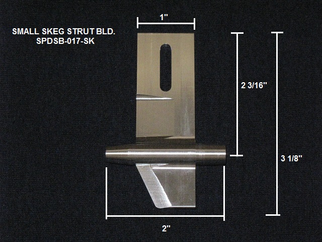 SPDS-017-SK  Small Skeg Strut only